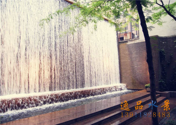 公园景区石材水幕墙